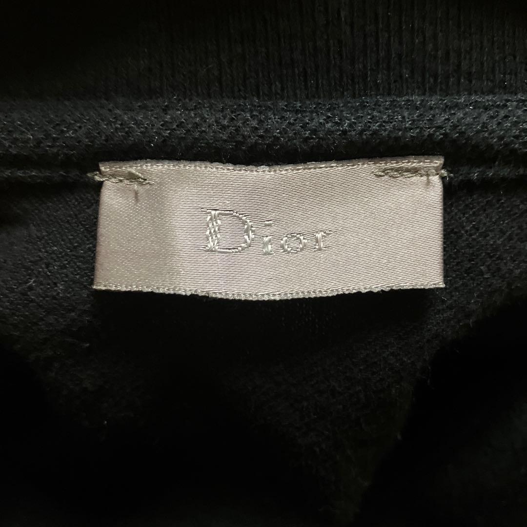Dior BEE 蜂 ポロシャツ　黒　刺繍