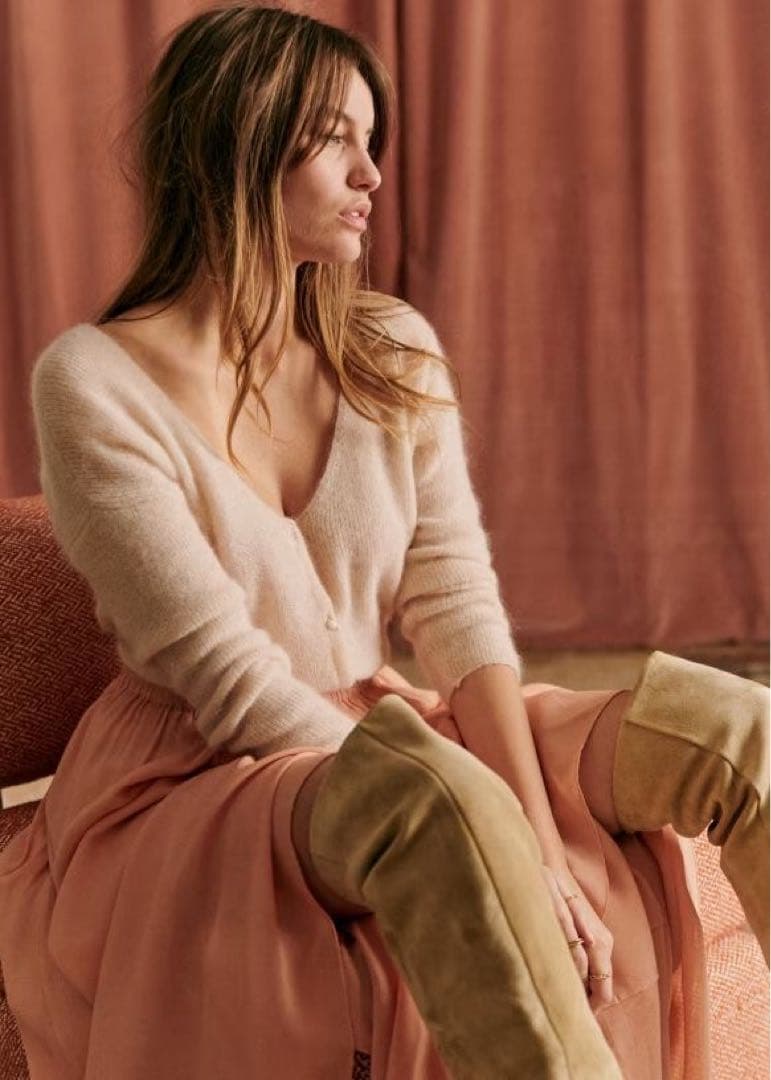 あやか Sezane カーディガン 2点おまとめ　ベージュ ピンク xxs