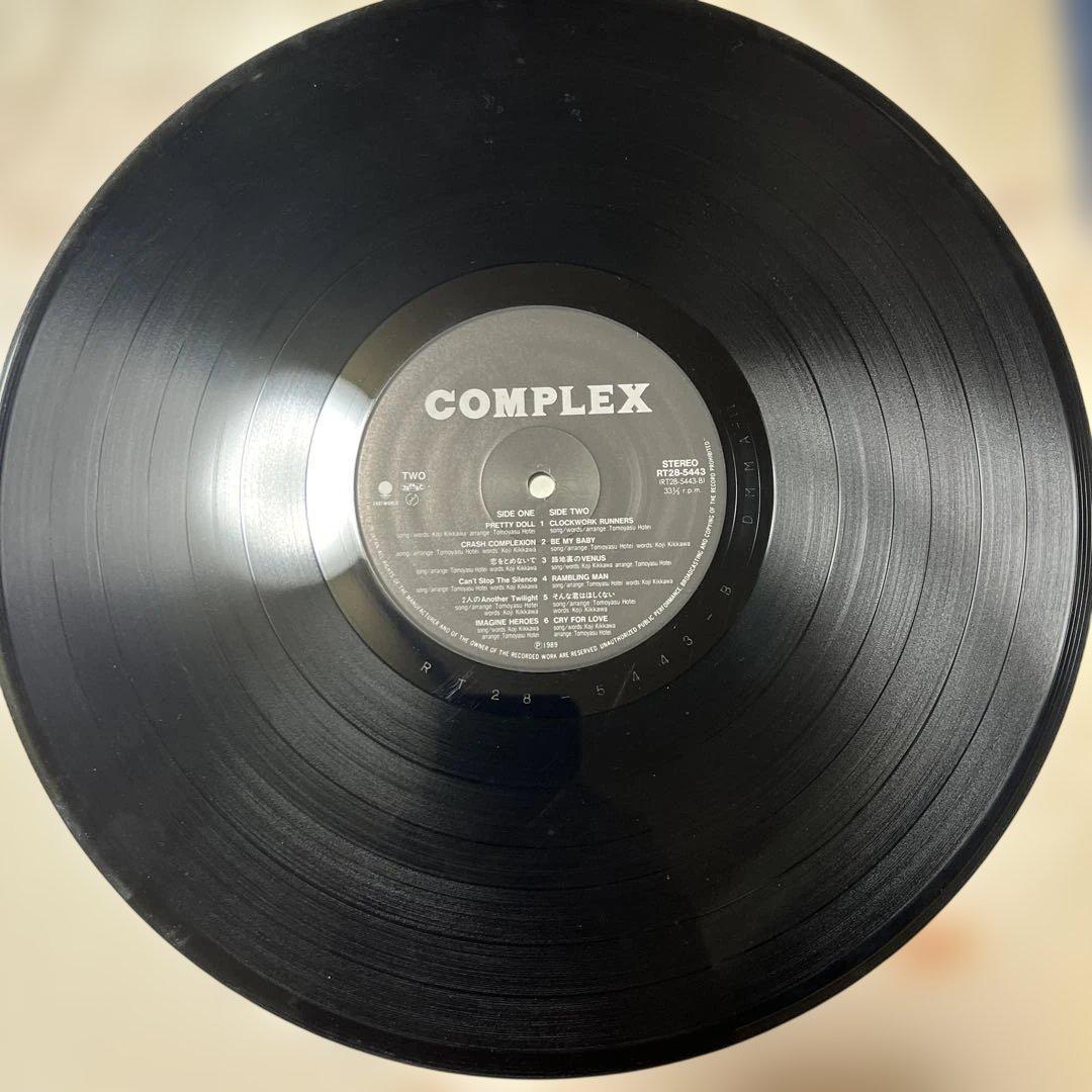 COMPLEX 12 LP コンプレックス布袋寅泰 吉川晃司 ボウイ BOOWY