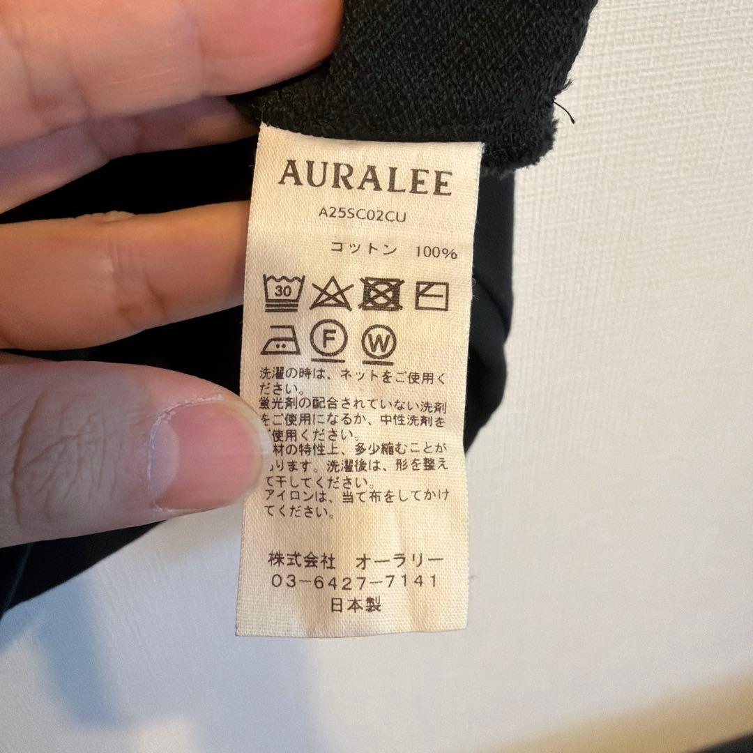 AURALEE SUPER HIGH GAUGE SWEAT ZIP サイズ4