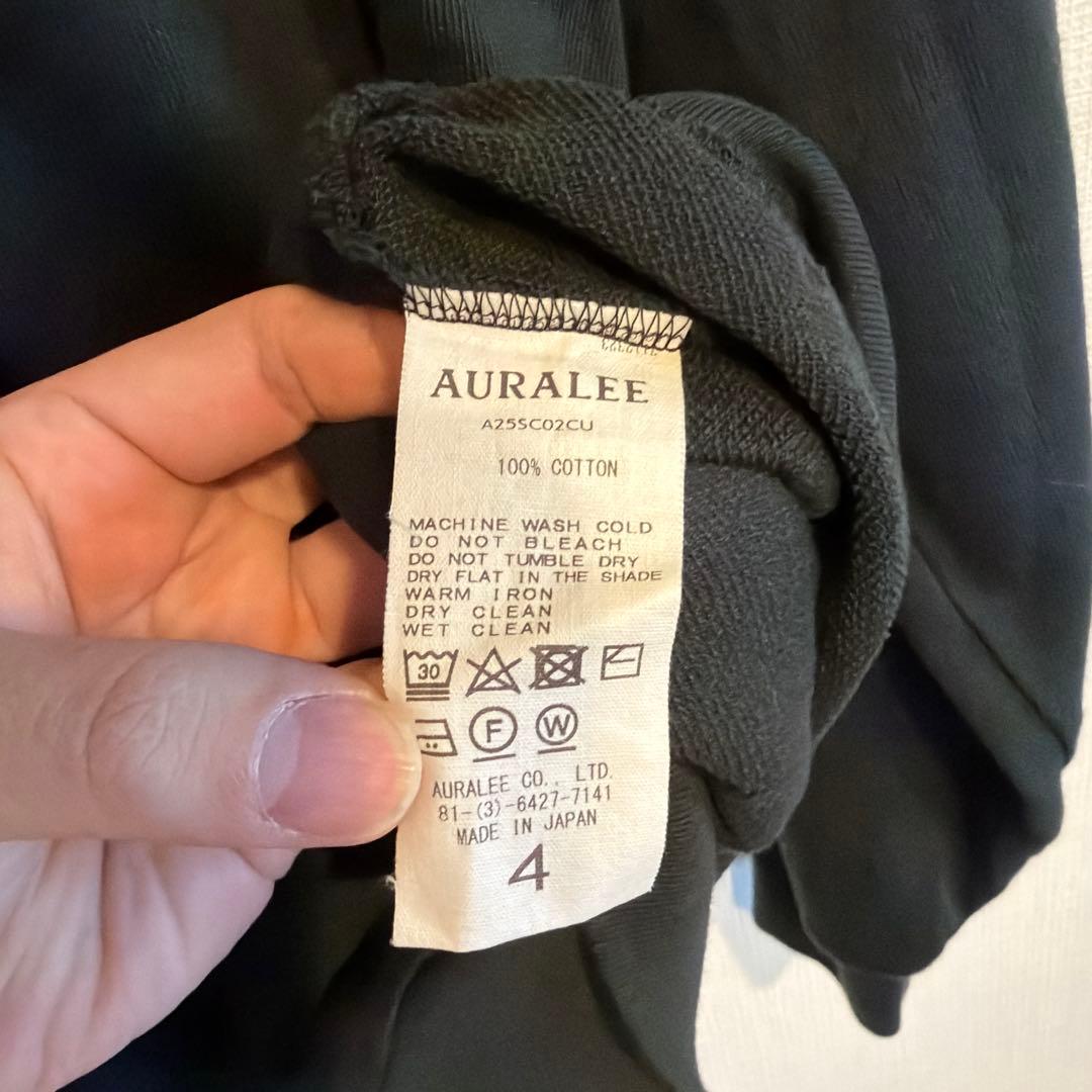 AURALEE SUPER HIGH GAUGE SWEAT ZIP サイズ4