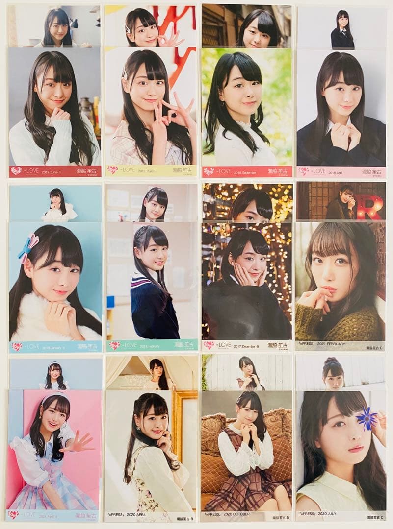 瀧脇笙古 生写真 346枚！まとめ売り