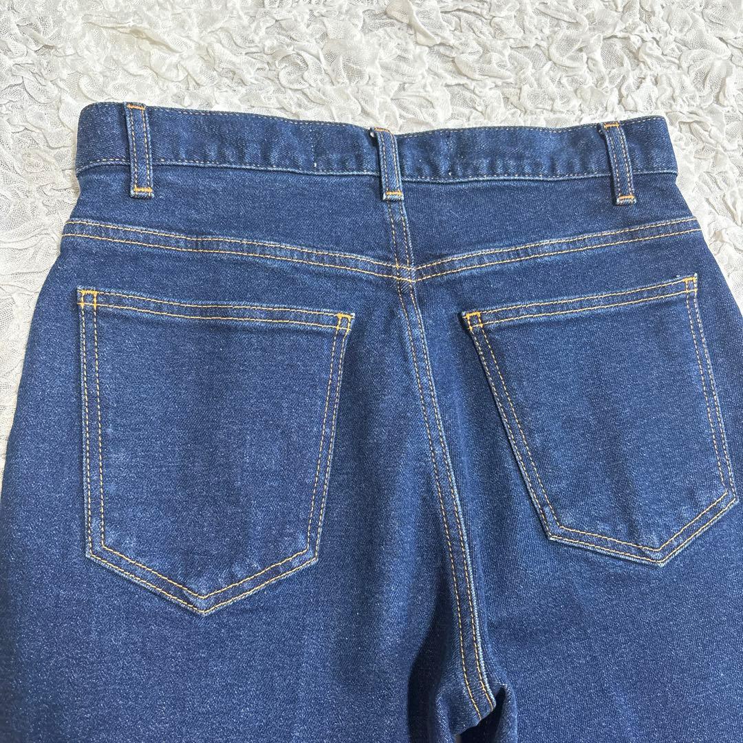 新品 タグ付　シンゾーン　2.5万円　フレア デニム パンツ　ストレッチ　ライン