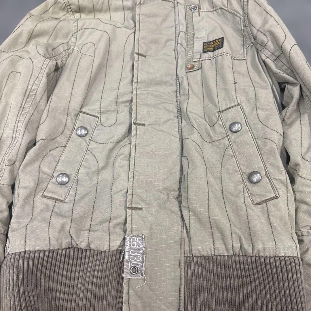 G-STAR RAW グランジ y2k フード付き ミリタリージャケット