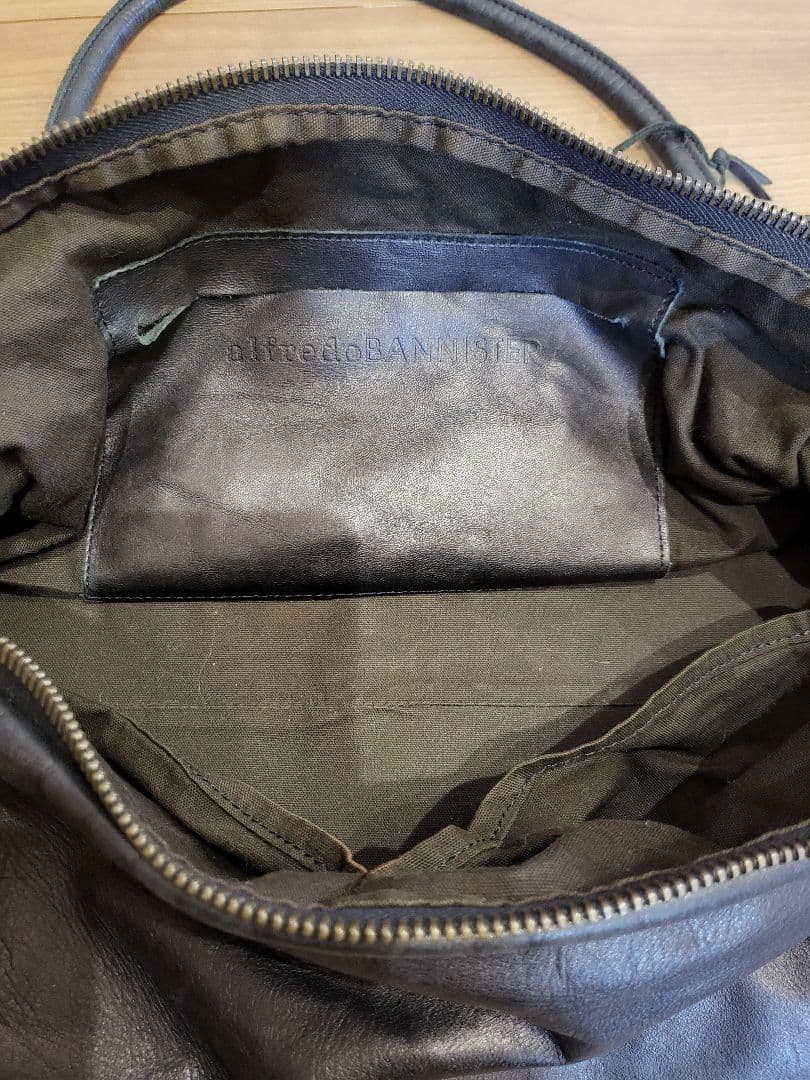 alfredobannister アルフレッドバニスター ボストンバック 黒