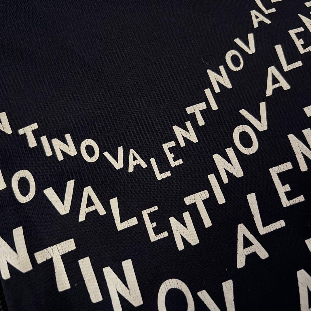 現行品 VALENTINO トラックジャケット ブルゾン ロゴ入 ネイビー 近年