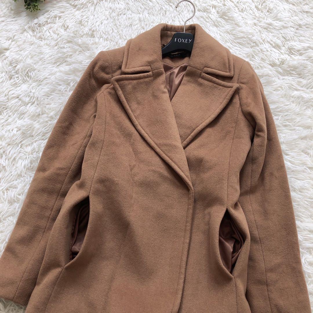 大きいサイズ✨ラルフローレン ロングコート ブラウン ベルト カシミヤ L