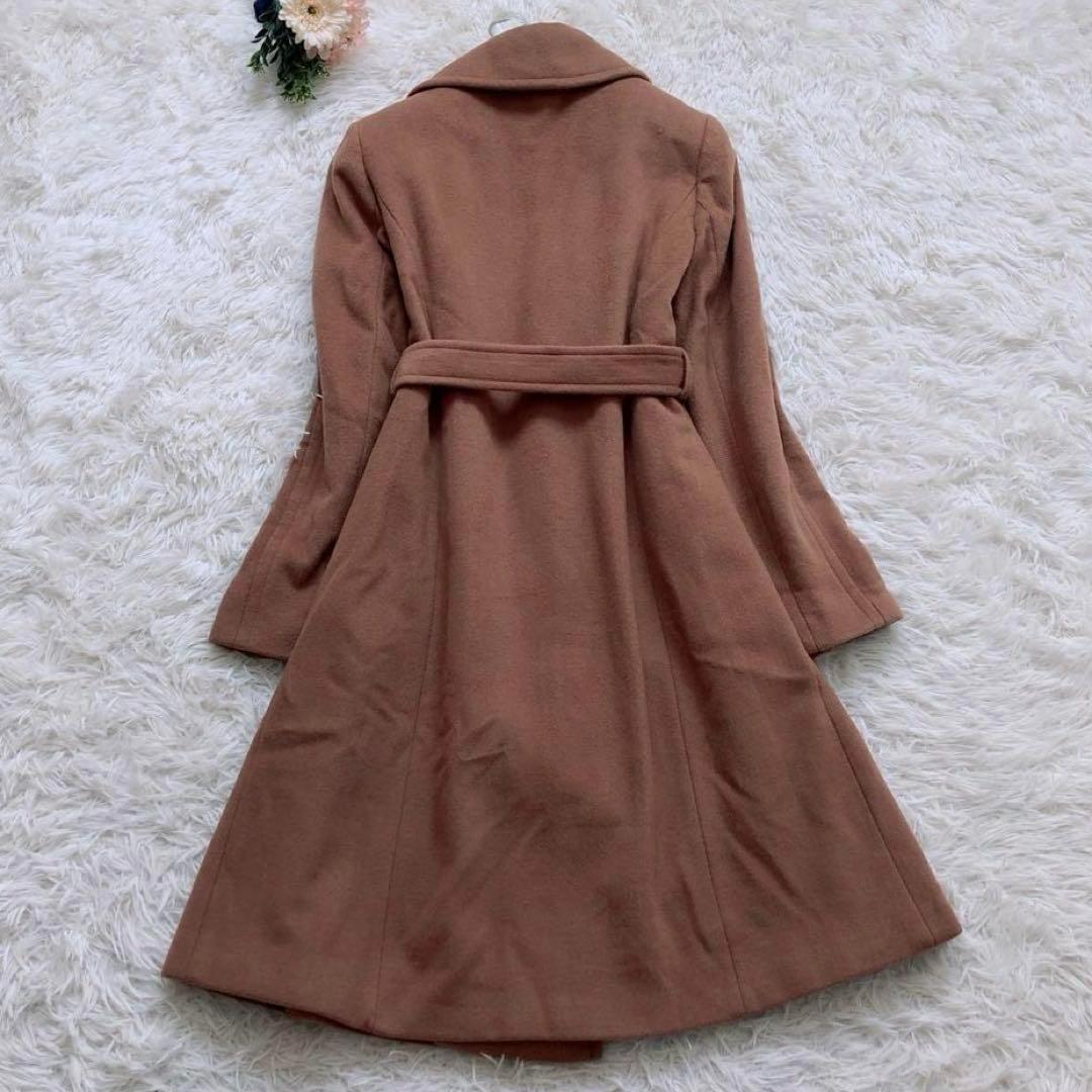 大きいサイズ✨ラルフローレン ロングコート ブラウン ベルト カシミヤ L