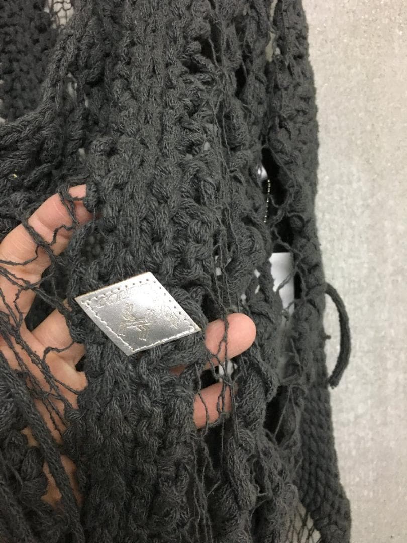 エルコンダクター 30着限定 希少 ブラックミーンズ フリンジ ニット ベスト