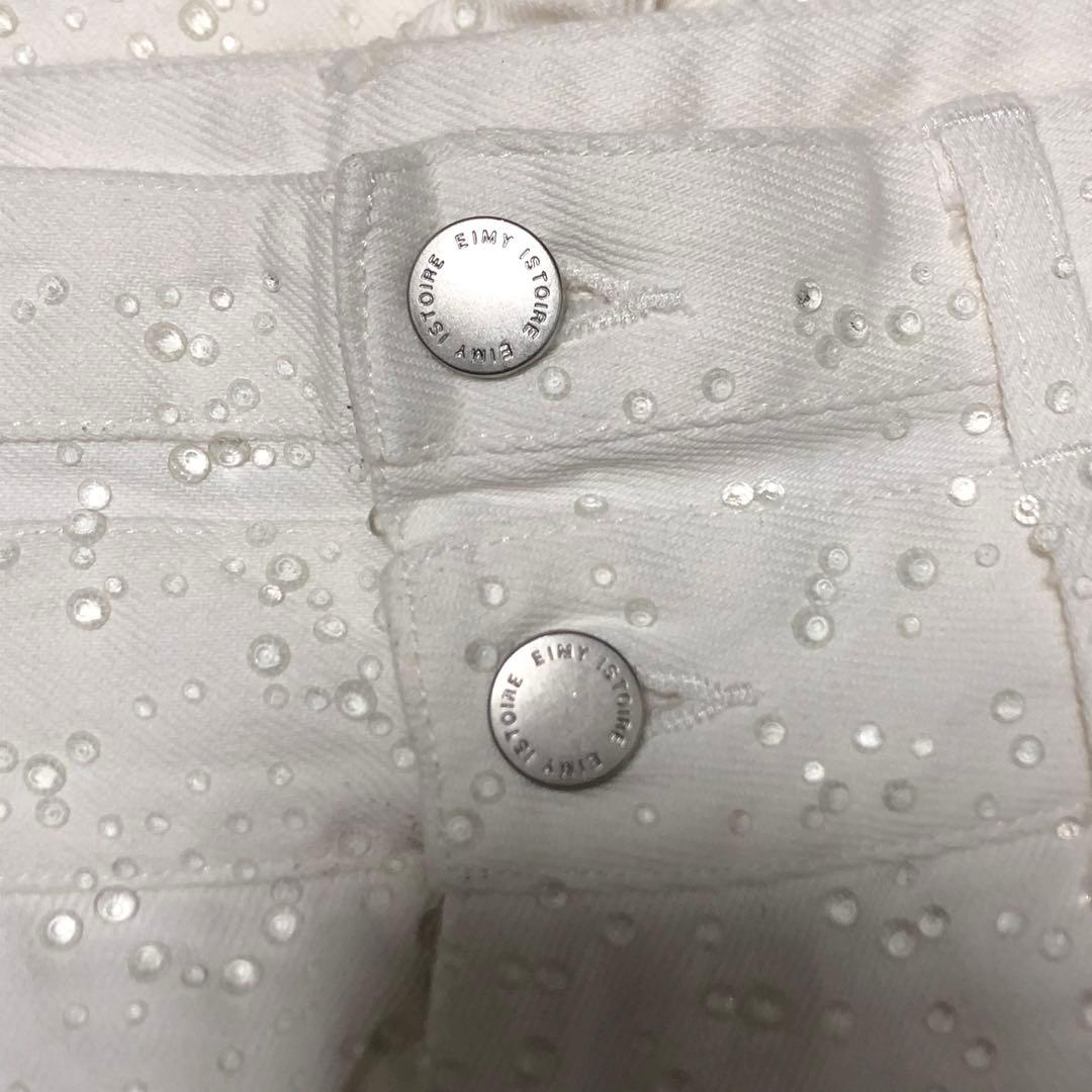 EIMY ISTOIRE drop patternデニムパンツ
