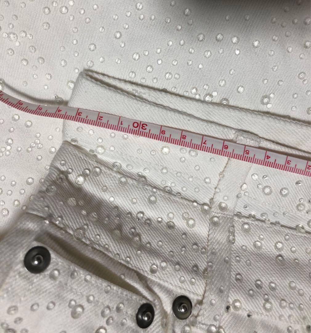 EIMY ISTOIRE drop patternデニムパンツ