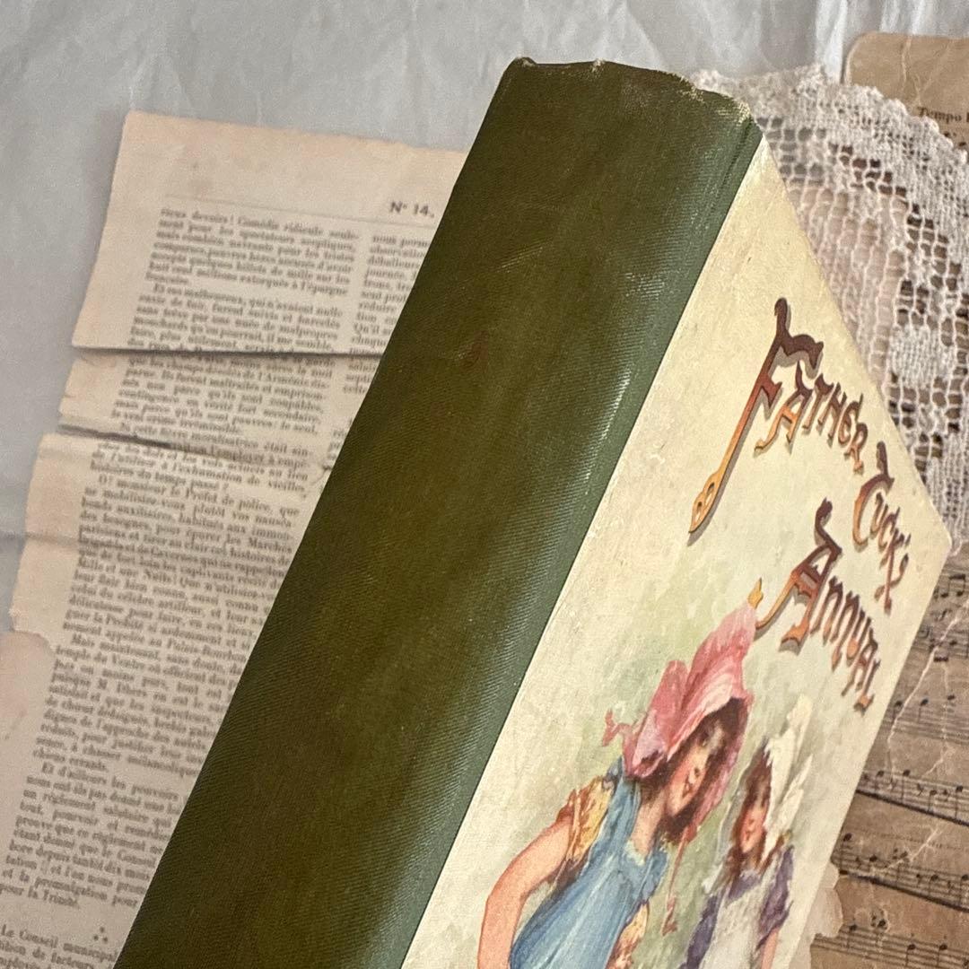 稀少アンティーク美しいヴィクトリアン絵本イギリス洋書　古書ジャンクジャーナル