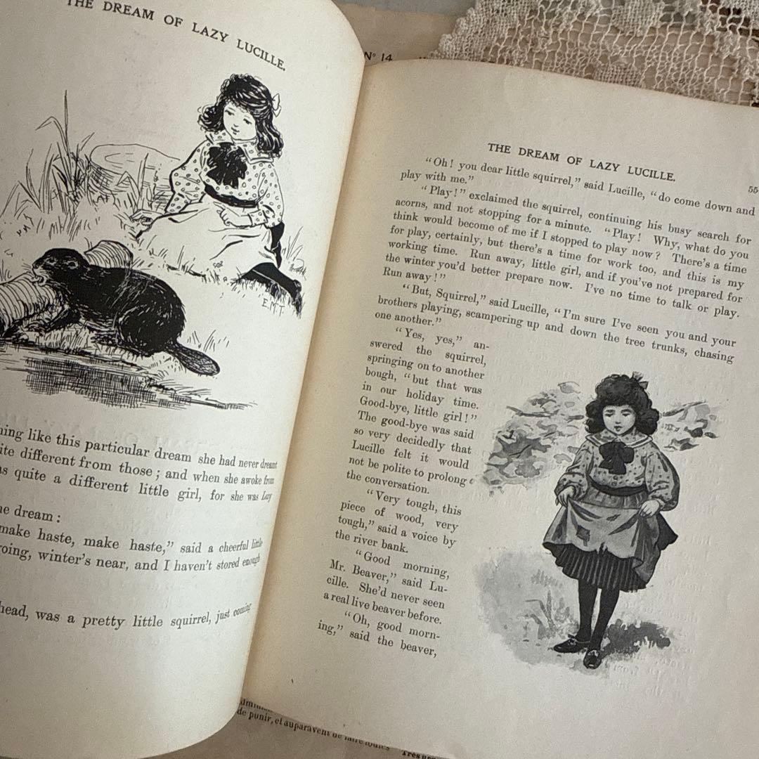 稀少アンティーク美しいヴィクトリアン絵本イギリス洋書　古書ジャンクジャーナル
