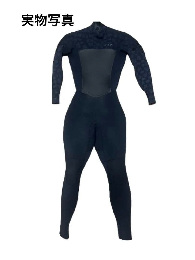 美品ROXY roxyロキシー　裏起毛セミドライ　着脱簡単フルスーツ　サイズM