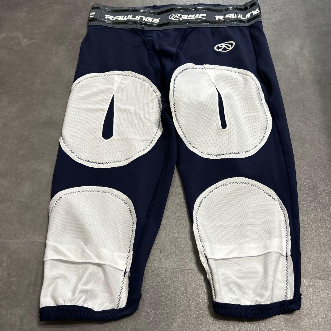 新品未使用‼︎アメリカンフットボールパンツ FP147 Lサイズ ネイビーフッパン