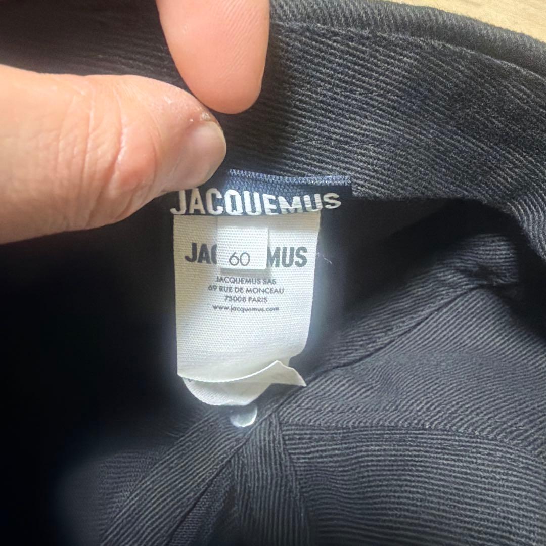 Jacquemus ブラック ベースボールキャップ サイズ60
