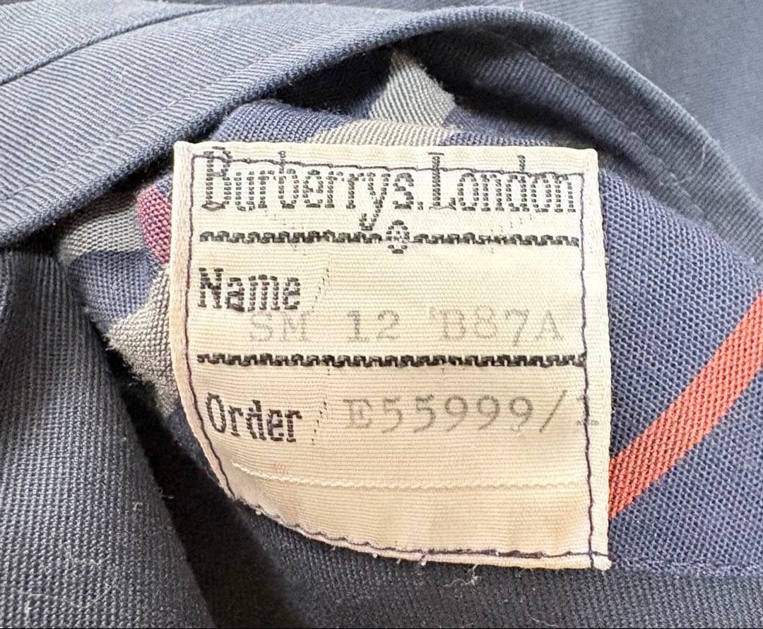 Burberrys 80s〜90s England製バルマカーンミドル丈コート