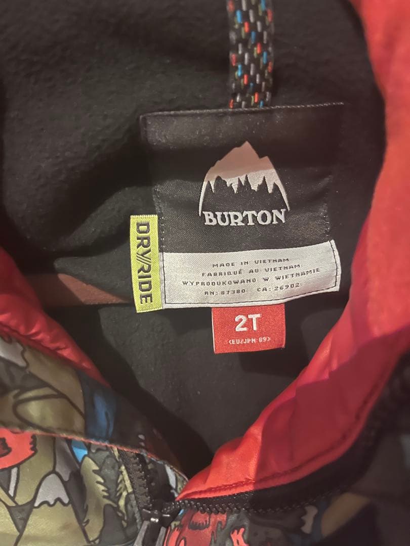 BURTON 子供用スノーボードウェア