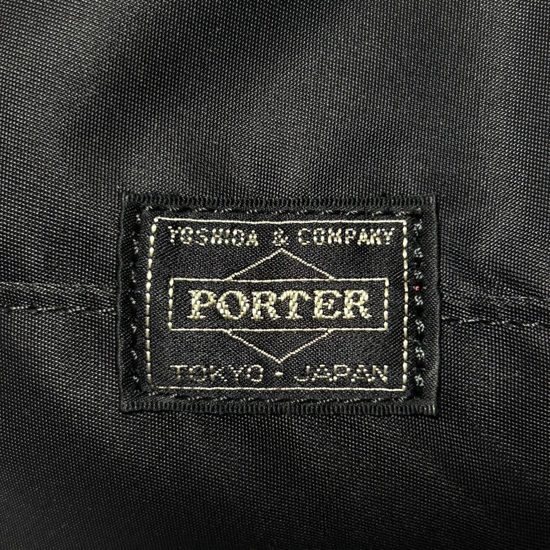 希少⭐️ぴー⭐️【PORTER L-fine】 ミニボストンバッグ 黒 × 赤