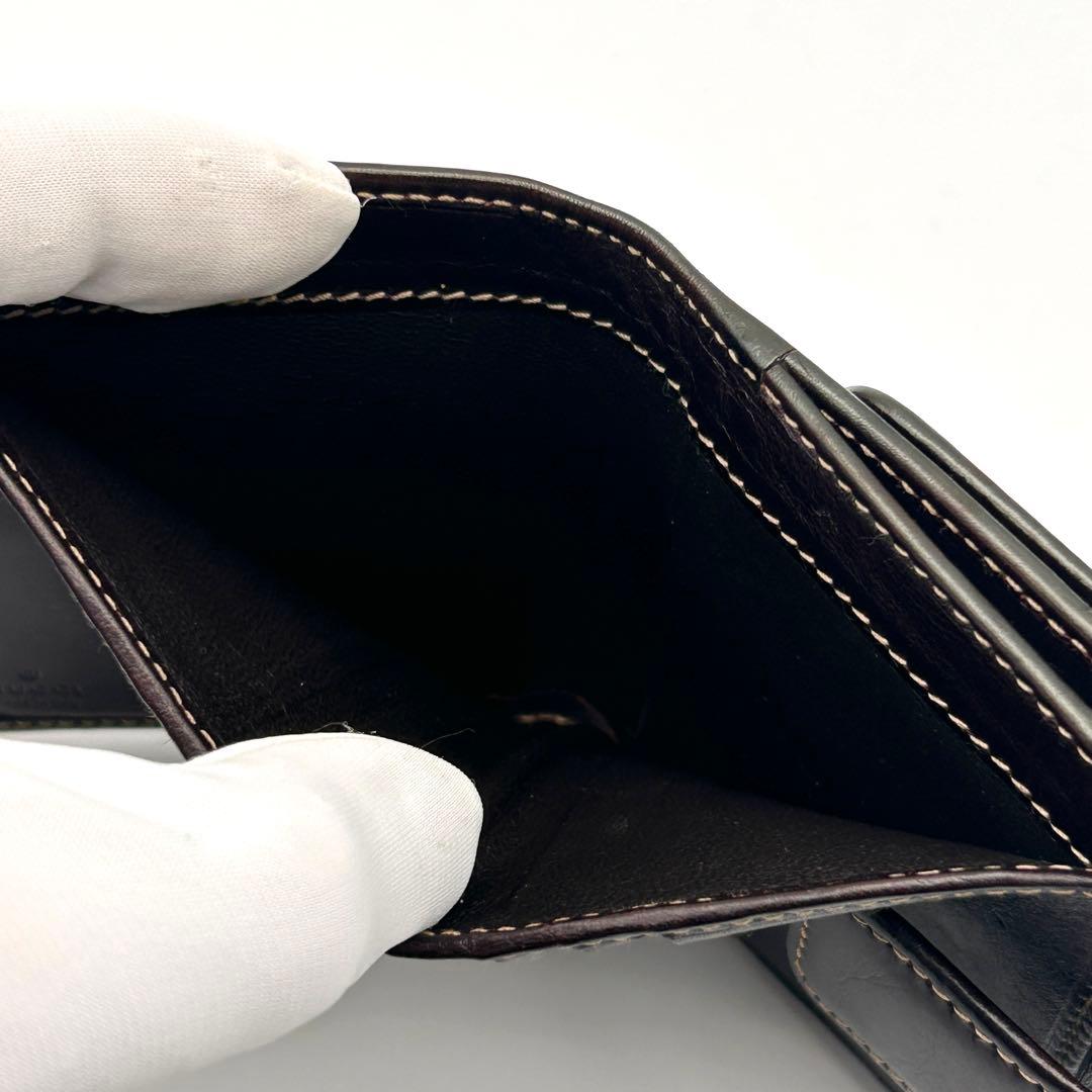 ✨美品✨ GUCCI 二つ折り財布 GG グッチ インターロック シェリーライン