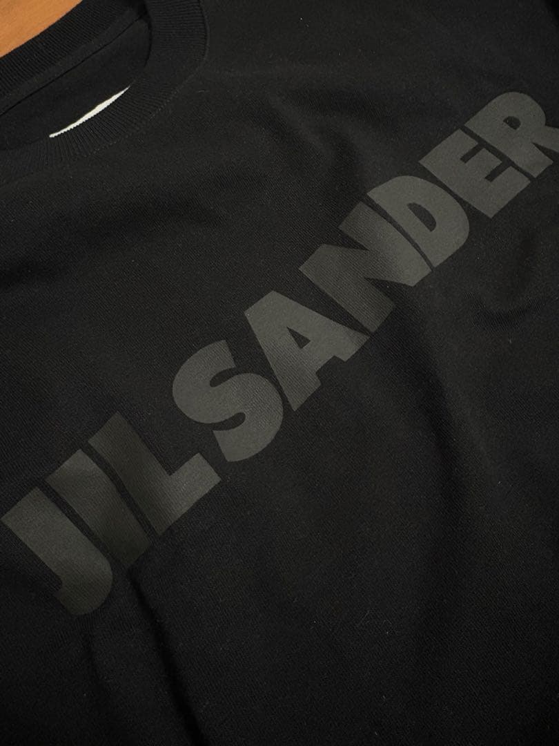 【正規品】【備品完備】Jil Sanderプリントロゴ Tシャツ ロンT 長袖