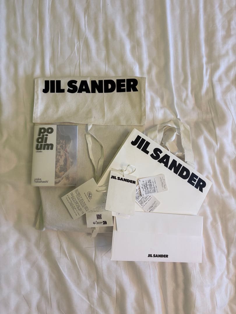 【正規品】【備品完備】Jil Sanderプリントロゴ Tシャツ ロンT 長袖