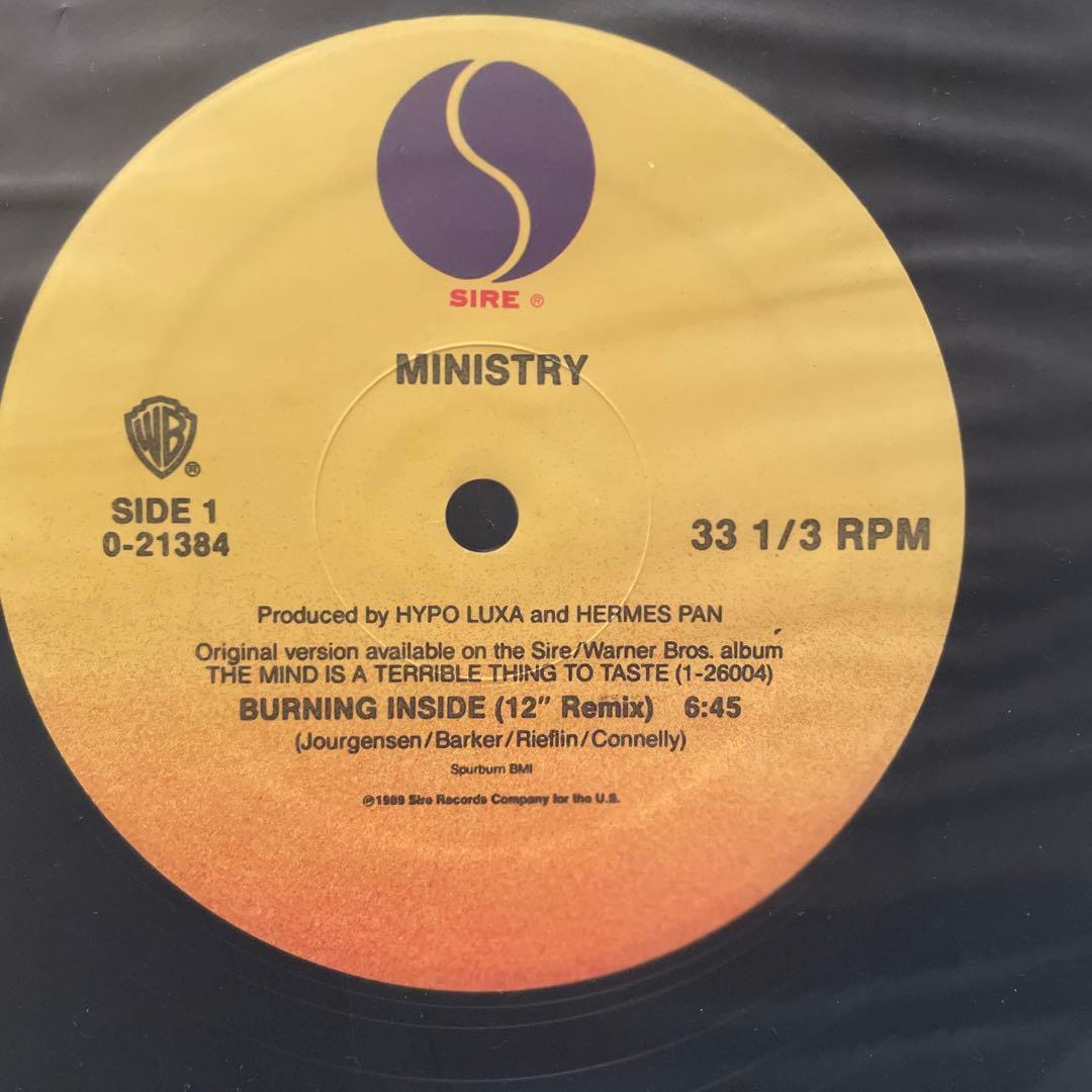 洋楽 BURNING INSIDE/MINISTRY