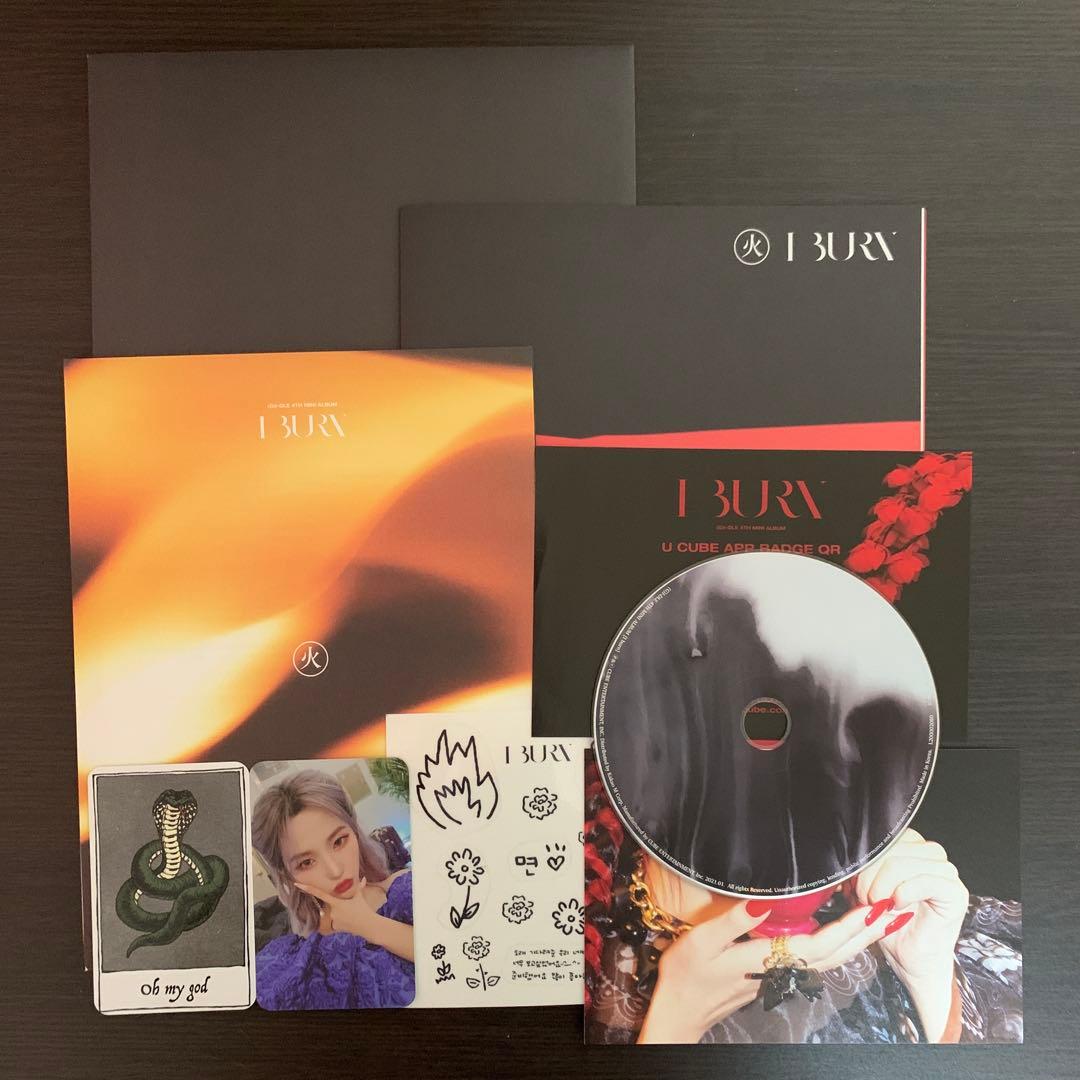 【ちゅんさん専用3点セット】(G)IーDLE アルバム　IBURN 寒、花、火