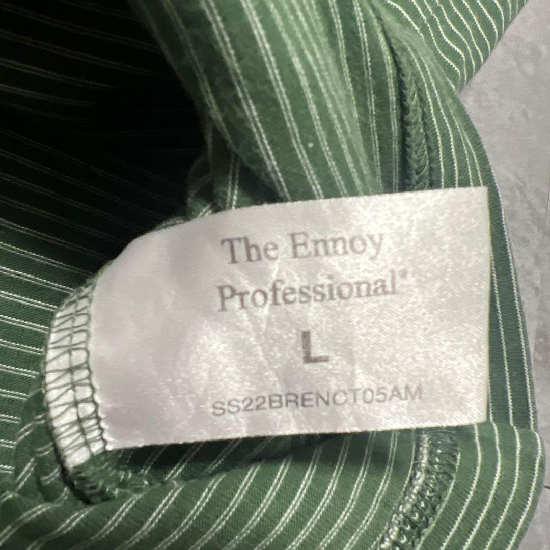 【在原みゆ紀着用モデル】希少 Ennoy エンノイ 緑 ボーダーTシャツ22ss