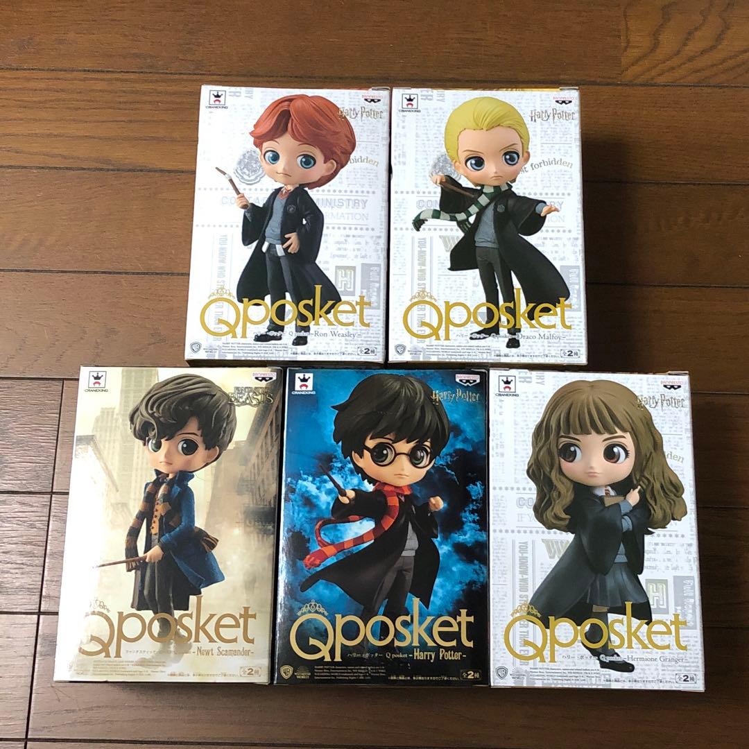 Qposketフィギュア　ハリーポッターシリーズ　5体セット