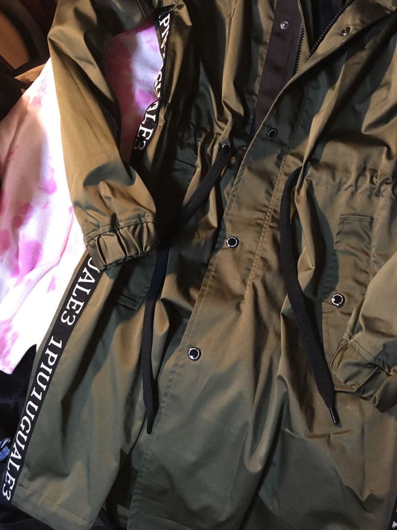 ジャケット・アウター AOAKA1piu1uguale3 RONE TAPE MODS COAT