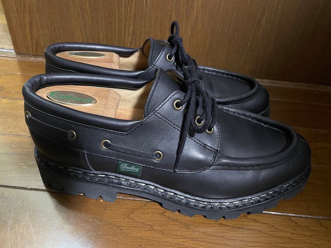極美品 パラブーツ シメイ chimey noir 6.5