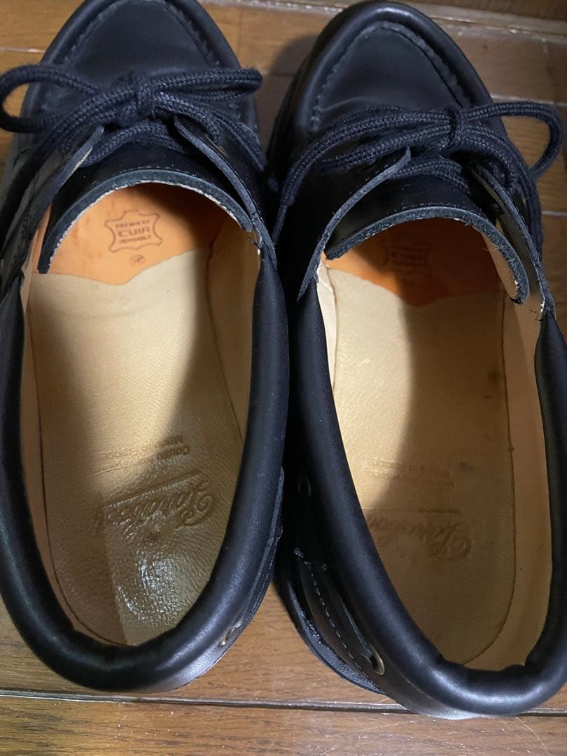 極美品 パラブーツ シメイ chimey noir 6.5