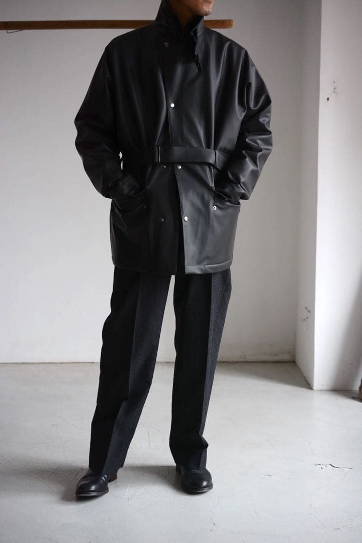 定価16.5万円 HEUGN Dan ブルゾン 2 美品 黒