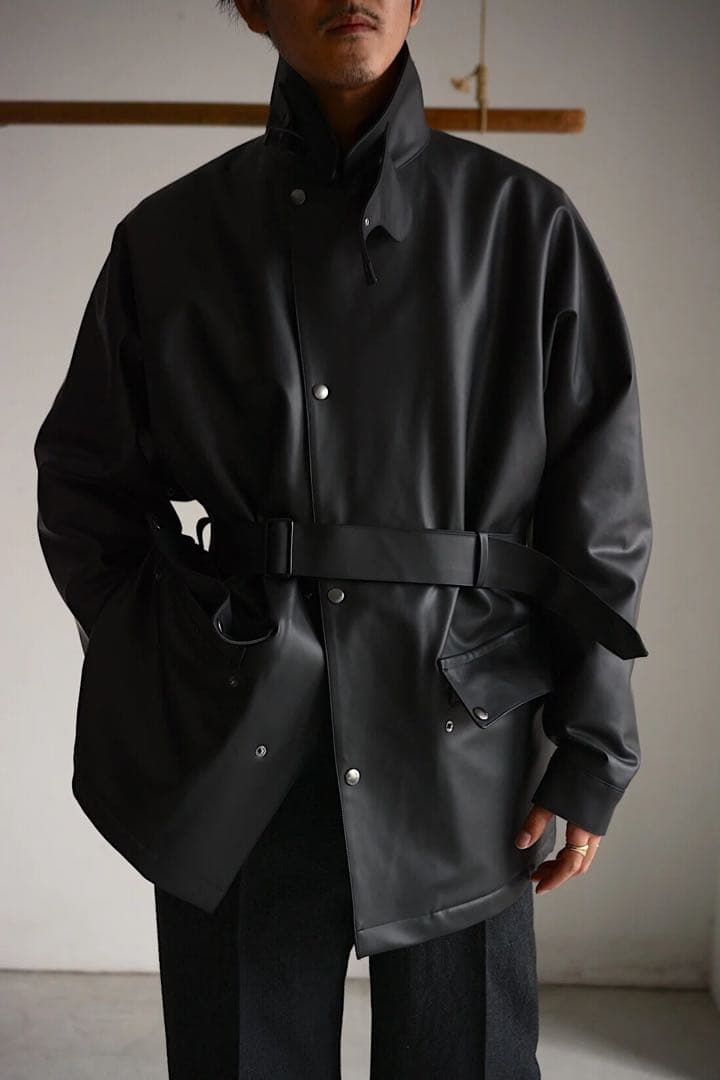 定価16.5万円 HEUGN Dan ブルゾン 2 美品 黒