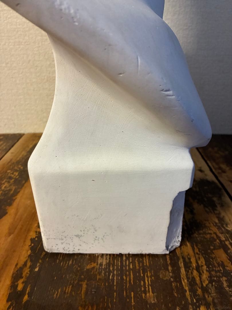 石膏像　アグリッパ　デッサン　美術　絵画　オブジェ　彫刻　アート　※割れ、穴有り