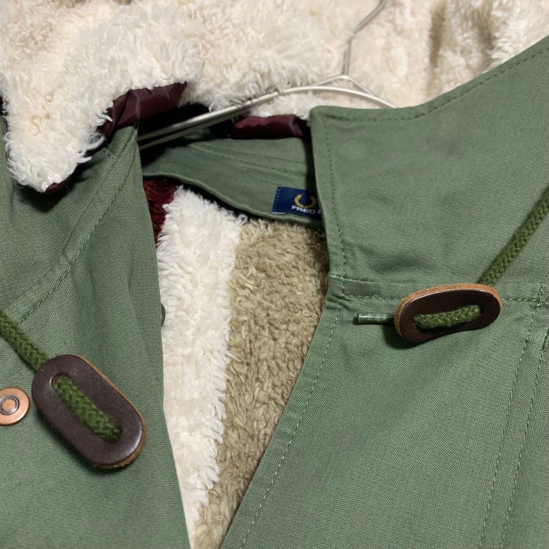 フレッドペリー FRED PERRY モッズコート カーキ M 月桂冠 ライナー