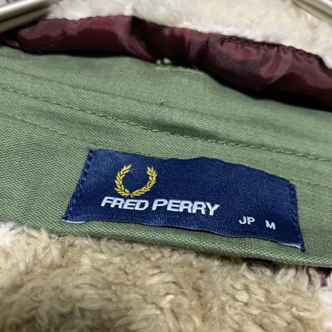 フレッドペリー FRED PERRY モッズコート カーキ M 月桂冠 ライナー