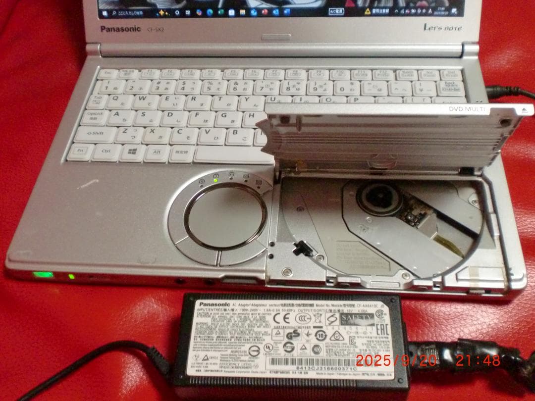 Panasonic CF-SX2 ノートPC 本体 DVD付き　説明文必読