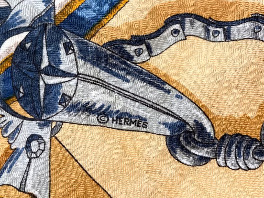 【早い者勝ち！】HERMES エルメス　カレジェアン 帝王学 ベージュ系