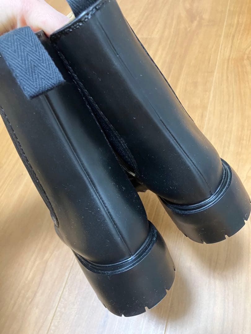 靴 SIDE GORE RAIN BOOTS MID