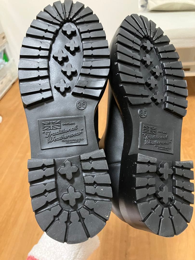 靴 SIDE GORE RAIN BOOTS MID
