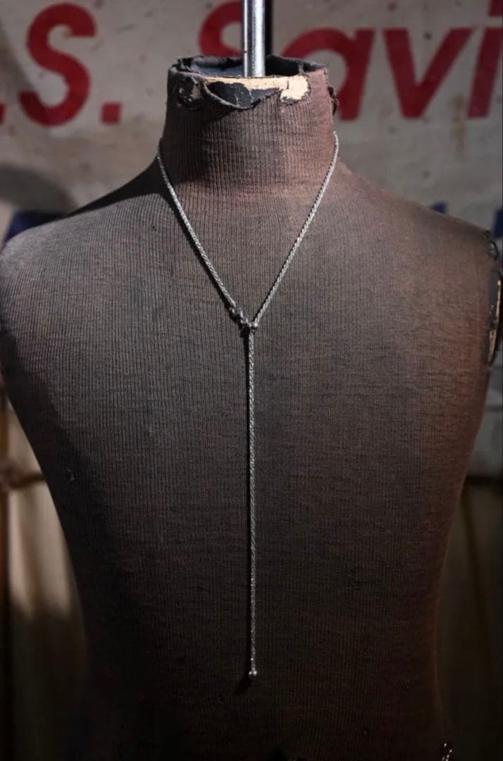 アクセサリー Italy vintage twist chain 2way necklace