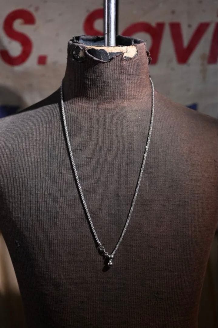 アクセサリー Italy vintage twist chain 2way necklace