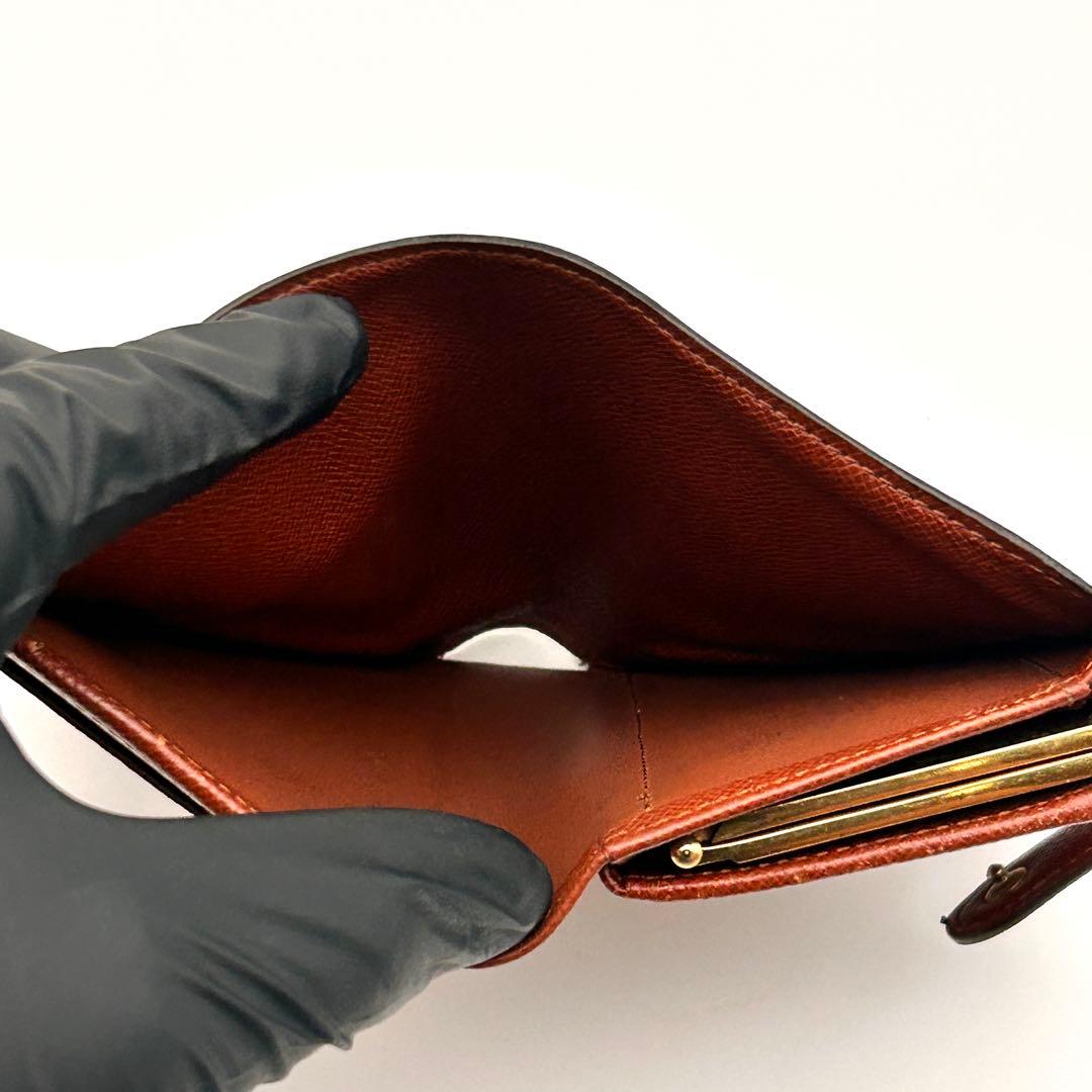 ✨美品✨ ルイヴィトン モノグラム 二つ折り財布 ヴィエノワ がま口 折り財布