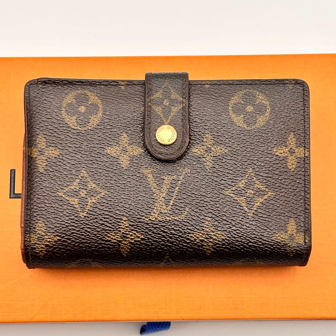 ✨美品✨ ルイヴィトン モノグラム 二つ折り財布 ヴィエノワ がま口 折り財布