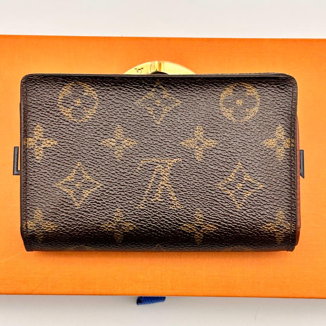 ✨美品✨ ルイヴィトン モノグラム 二つ折り財布 ヴィエノワ がま口 折り財布