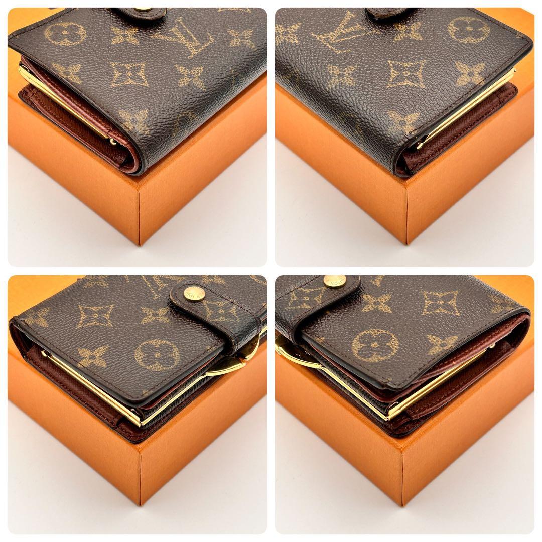 ✨美品✨ ルイヴィトン モノグラム 二つ折り財布 ヴィエノワ がま口 折り財布