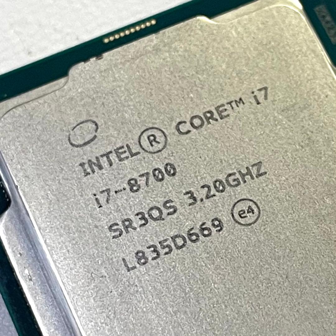 ♢USED CPU♢ Intel Core i7-8700 3.20GHz