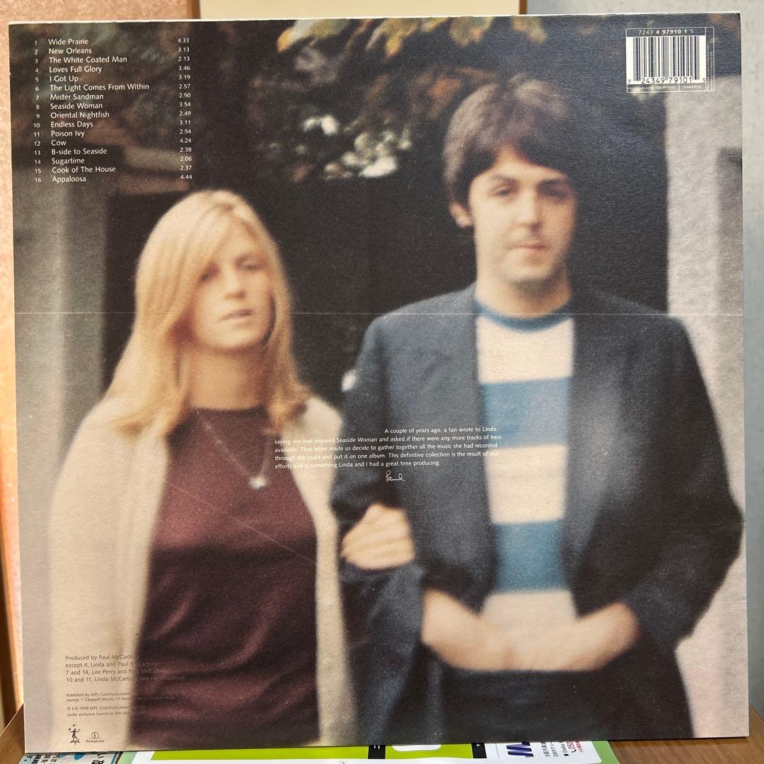 リンダマッカートニー ／UK・EU 98オリジナルレコード／ポールマッカートニー